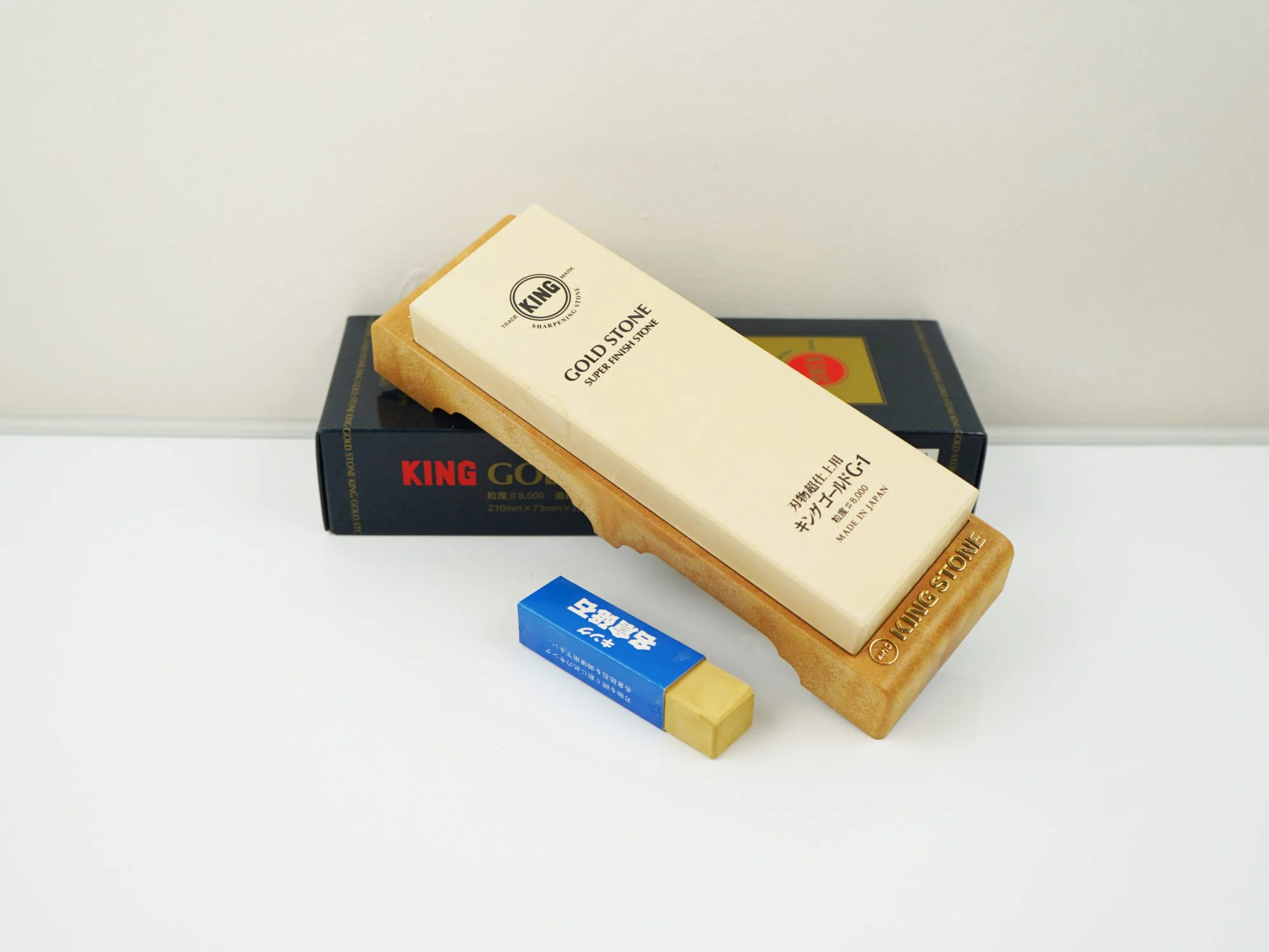 PSA10　樫野　SP King Gold G-1 (Inc. Nagura) #8000 Japanese Sharpening Stone