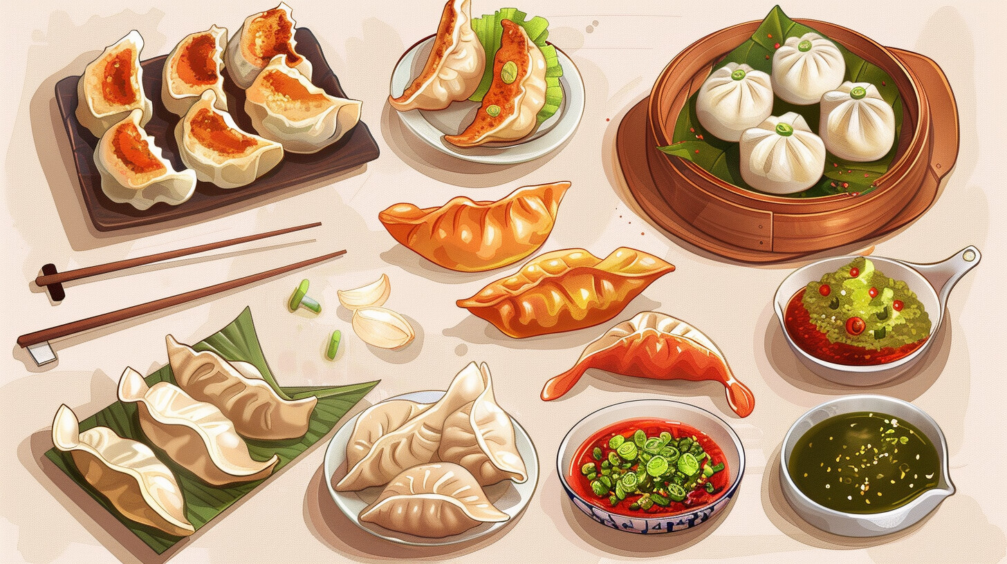 Dumplings Gyoza Pierogi
